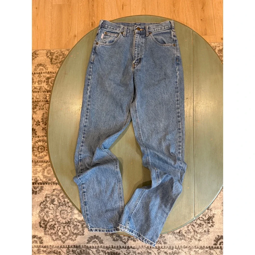 Carhartt B18-STW Mens Traditional Fit Straight Leg Stonewash Denim Jeans 30x34